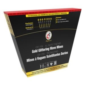 CSF-1705 Gold Glittering Wave Mines