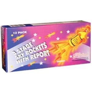 3 Stage Sky Rockets (12/pack)